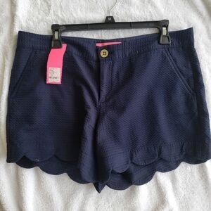 NWT Lilly Pulitzer Buttercup Shorts True Navy Size 10
